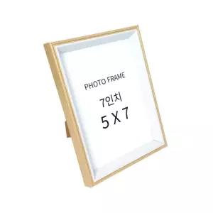 모던 탁상 액자 원목 나무 거실 웨딩 포토 프레임 5x7