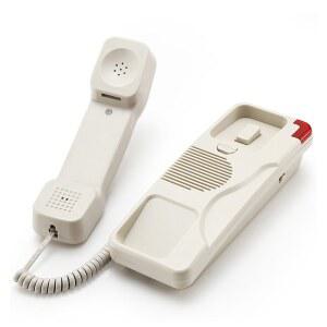 다이얼이 없는 벽걸이형 전화기 버튼 다이얼 매장 빈티지전화기 옛날 버튼 화이트 전화