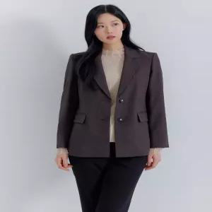 [지센] Z-셀렉션 피어로즈 싱글 투버튼 테일러드 자켓 LFFJO992_BR