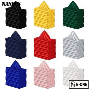 6pcs 새틴 냅킨 30cm * 수건 부드러운 테이블 웨딩 파티 홈 호텔 크리스마스 장식