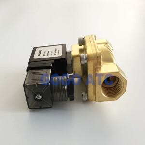 GOGO 평상시 닫힘 양방향 파일럿 다이어프램 황동 전기 수압 솔레노이드 밸브, 1 인치 BSP, 25mm PX-25 12V