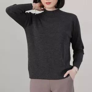 애비뉴투지 엄마옷 국내산 좋은 니트 반목 여성 가을 겨울 울 긴팔 티셔츠 A10220