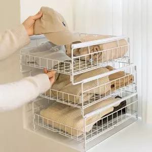 옷장 수납함 다용도 서랍식 리빙박스 옷장 정리함 틈새 슬라이딩 바구니 펜트리 접이식 수납장 서랍장 선반