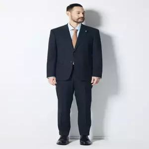 [STCO] 네이비 클래식핏 자스페 체크 수트셋업-SSJTC53CCN_SSLTC53CCN