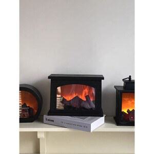 60cm 건전지 실내용 인테리어벽난로 불멍조명 가짜불멍 벽난로 700mm LED