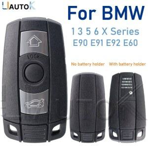 BMW 1 3 5 6 X 시리즈 용 원격 자동차 키 Fob 쉘 케이스 교체 스마트 키 쉘 블레이드 Fob E90 E91 E92 E60 원격 케이스