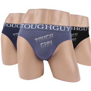 남성 인견모달 삼각팬티 3종세트 편안한 부드러움 신축성 K 06019
