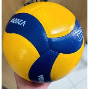 MIKASA 원래 전문 슈퍼 섬유 부드러운 PU 가죽 배구 v200 v300w 배구 공 새해 선물