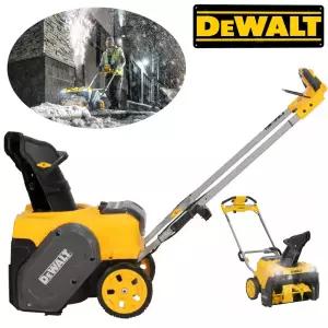 DEWALT 베어툴 스노우블로워 충전식 제설기 (60Vmax 본체만) 눈청소 제설장비