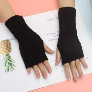 베이직 롱 암워머 겨울 사무용 작업 여자 겨울팔토시/방한/손토시/사무실/손목/손워머/팔워머/니트 따뜻한