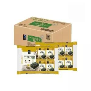 청정원 들기름 바사삭 파래김 4g X 32봉