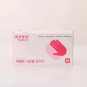 아베오 식품용 니트릴 장갑 핑크 100매/미용/니트럴/의료용/일회용/위생/라택스/요리용/라텍스/나트릴/리트