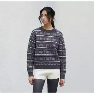 [갤러리아] LAP  노르딕 단가라 배색 니트 AR4KHB63