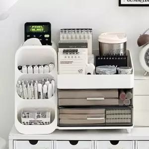 리빙공감 칸칸수납 화장품 정리함 데스크오거나이저문구 메모 책상 서랍함 소품 바구니