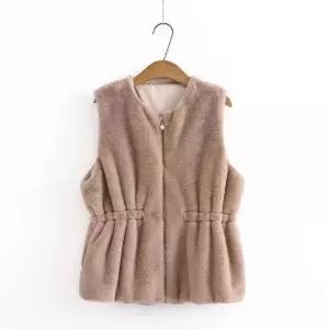 [총알배송]밍크 퍼 조끼 패션조끼 겨울조끼 여성조끼 골프