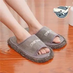 극세사 홈클리닝 슬리퍼 편안한 실내 청소 먼지제거 물기제거 극세사 거실화 거실슬리퍼