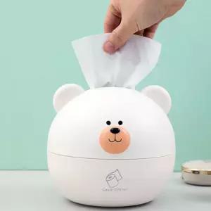 헤이이츠미 곰돌이 테드 두루마리 휴지 케이스 휴지봉 휴지통 보관함 화장지 귀여운 인테리어