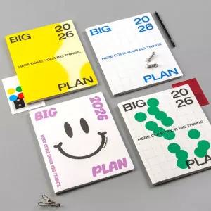 아르디움 빅 플랜 먼슬리 2026 플래너 스케줄러 직장인 업무 업무용 월간 2026년 플래너 다이어리