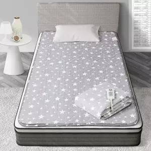 슈퍼싱글대형킹사이즈 전기요 중 싱글전기매트 휴대용 침대위 무자계 소형 더블침대용차박소형