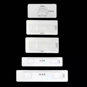 호스걸이 고정대 거치대 정리대 접착 테이프 종이 타월 박스 칫솔 홀더 무타공 훅 가정용 정리함