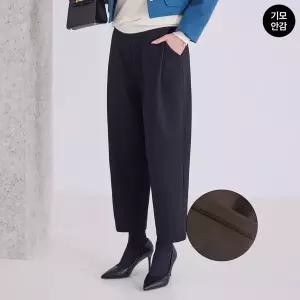 [모리스커밍홈] 절개라인 배기핏 모직 슬랙스(기모안감)_M2512PT094D