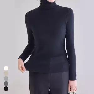 [모리스커밍홈] 잔골지 하이넥 슬림 니트_M2512KN132D