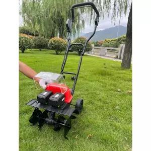 40V 무선 충전식 배토기 농업용 관리기 미니 텃밭 경작기 배터리 2AH