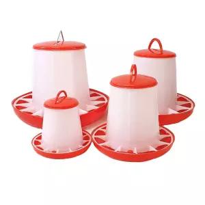 닭 병아리 사료 모이 통 6kg/물 급식기 자동 밥주기 물주기 급수기 먹이 오리 급수 사육 키우기