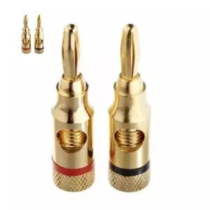 스피커케이블단자 바나나커넥터 바나나플러그 나사형