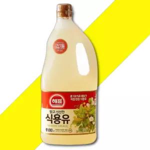 해표 맑고 식용유 1.5L 콩기름 100프로