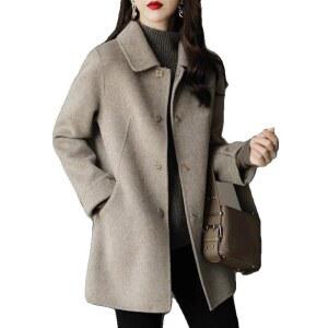 모직 반코트 자켓 아우터 가을 하프코트