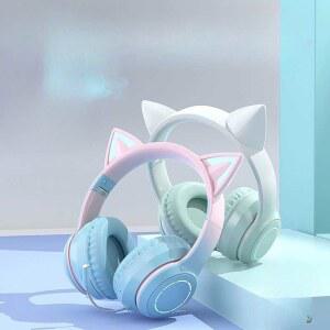 블루투스 헤드셋 고양이귀 블루투스헤드셋