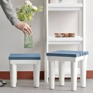 파스텔톤의 포인트 디자인 다양한 활용도 스툴 소 대 낮은의자 보조의자 1인용 미니화분대