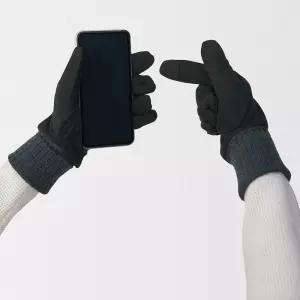 무인양품 발수 방풍 원단 사용 기모 터치 패널 장갑 3컬러 M/L