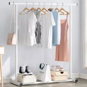 100x40 철제 스탠드 튼튼한 고정식행거 옷걸이 행거