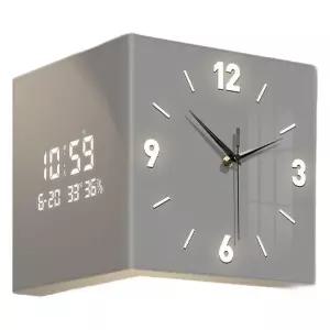 코너벽시계 모던 led 양면 거실 무선 무소음 인테리어