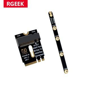 M.2 A+E to NVME SSD 어댑터 WIFI 인터페이스 A/E 키 M PCIE 4.0 라이저 카드 브래킷 포함 2230 2242