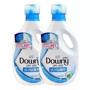 [유한락스]다우니 세탁세제 액체형 블루 1.9L x2
