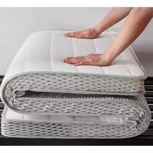 소형 매트리스 바닥용 90cm 탄탄한 접이식 토퍼 5cm 1인용