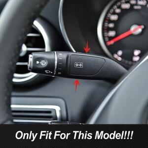 메르세데스 벤츠 A B C E S GLC CLA G용 스타일링 몰딩 자동차 앞유리 와이퍼 기어 레버 크루즈 커버 트림