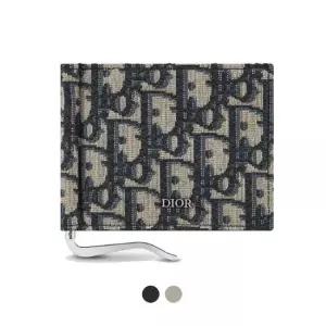 디올 오블리크 머니클립 카드지갑 지갑 남자 반지갑 2ESBH069YSE