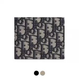 디올 반지갑 오블리크 컴팩트 남자 지갑 남성 카드지갑 2OBBH027YSE 2컬러