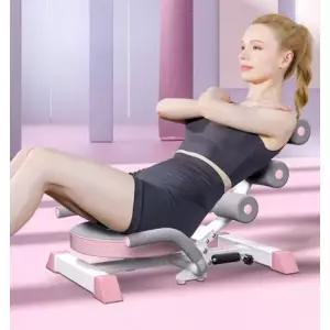 홈트 윗몸 일으키기 레드 회전 쿠션 포함 싯업보드 보조기구