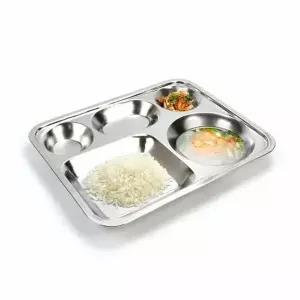 업소용 PF52NM81 보급형 타원3찬 스텐식판 병원 군대 학교 위생