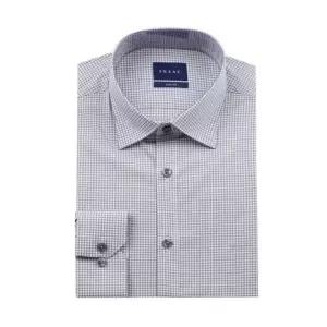 [갤러리아] 예작26년(슬림핏)(면스판)링클프리 착용감이좋은 체크 정장 긴팔셔츠YJFSBS164GY