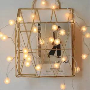 비타리토 LED 점멸 40구 6M 줄전구 눈송이 트리장식/홈데코/크리스마스/트리/꾸미기/전구/조명/장식/무드등