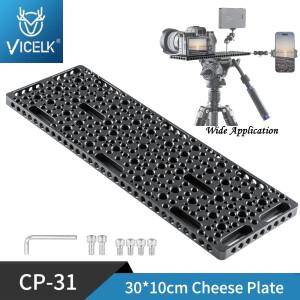 VICELK CP31 범용 확장 마운팅 스위칭 이지 치즈 플레이트 레일블록 도브테일 로드 DSLR 카메라 리그 1/4'