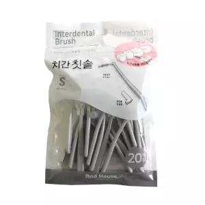 덴탈 프리미엄 치간칫솔 L형 20P (S) 1.0mm 치간칫솔 치실 치간세정기 이쑤시개