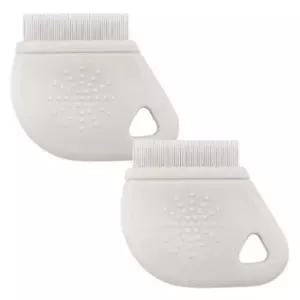 강아지 안면 브러쉬 2P 참빗 눈꼽 털관리 미용 빗질