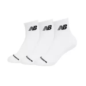 뉴발란스 에브리데이 라이트웨이트 앵클 3팩 단목 스포츠 헬스 러닝 양말 화이트 LAS51483-WT
